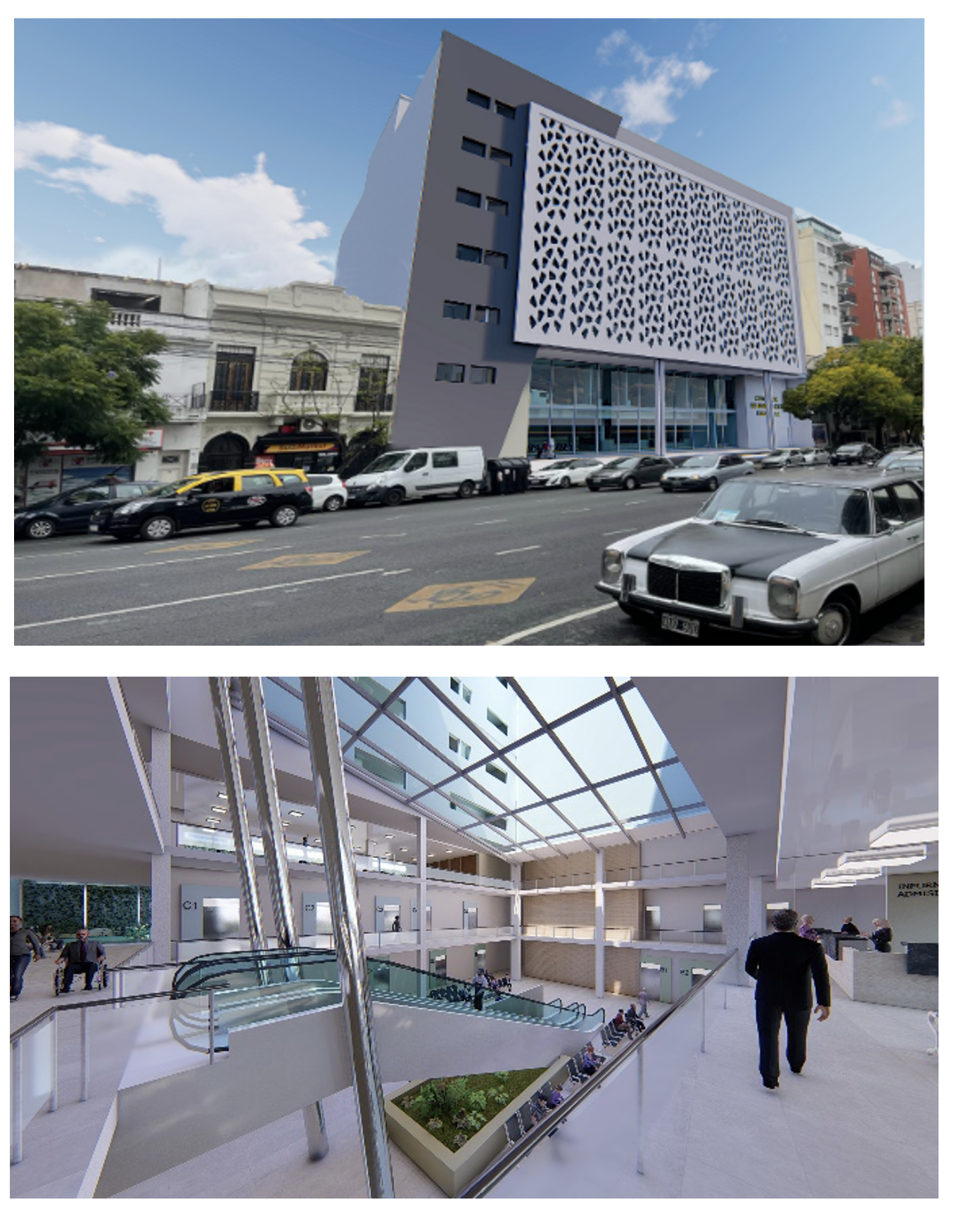 Proyecto Instituto de Rehabilitación – trama urbana consolidada - Ciudad de Bs As